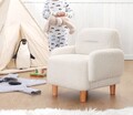Fotoliu pentru copii, Fluffe, 209FLF1427, Blana artificiala, Alb