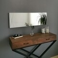 Oglinda decorativa A321Y, Neostill, 35 x 105 cm, argintiu