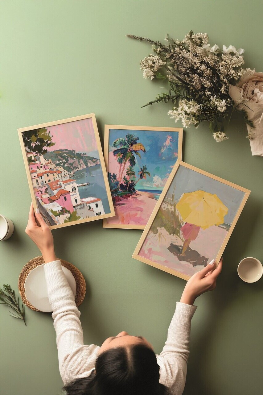 Set de pictură decorativă, Ç-300899, Sticla PVC, Multicolor — imaginea 3