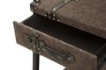 Biblioteca Travel, Mauro Ferretti, 86.5 x 55 x 181 cm, fier/MDF/piele ecologica