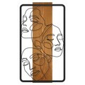 Decoratiune de perete, Éclat, Cadru: Lemn (Grosime: 2 cm), Nuc negru