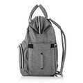 Ghiozdan multifunctional pentru mamici, Anne Bebek, Poliester, Gri