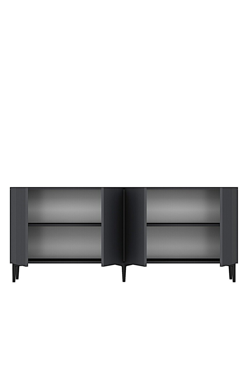 Consola, Hanah Home, Corsa 180, 180x75x32 cm, Antracit — imaginea 5