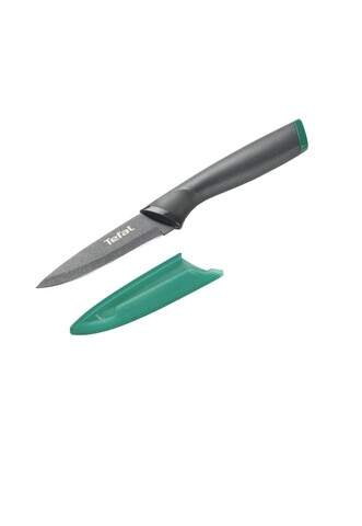 Cutit cu protectie lama, tefal, fresch kitchen, 9 cm, inox/plastic