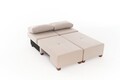 Canapea extensibila 3 locuri, Balcab Home, 825BLC4312, Lemn, Crem
