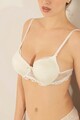 Set lenjerie intima sutien si chiloti, 999MRE1646 - 80, Miorre, 85% poliamida/15% elastan, Ecru