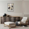 Decoratiune de perete, Atmi, Metal, Dimensiune: 50 x 70 x 5 cm, Multicolor