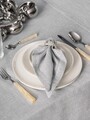 Set fete de masa 8 piese, Pera - Grey, Cotton Box, 90% POLIESTER/10% BUMBAC