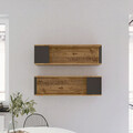 Raft de perete, Locelso, VG18, 100x29.6x22 cm, Maro