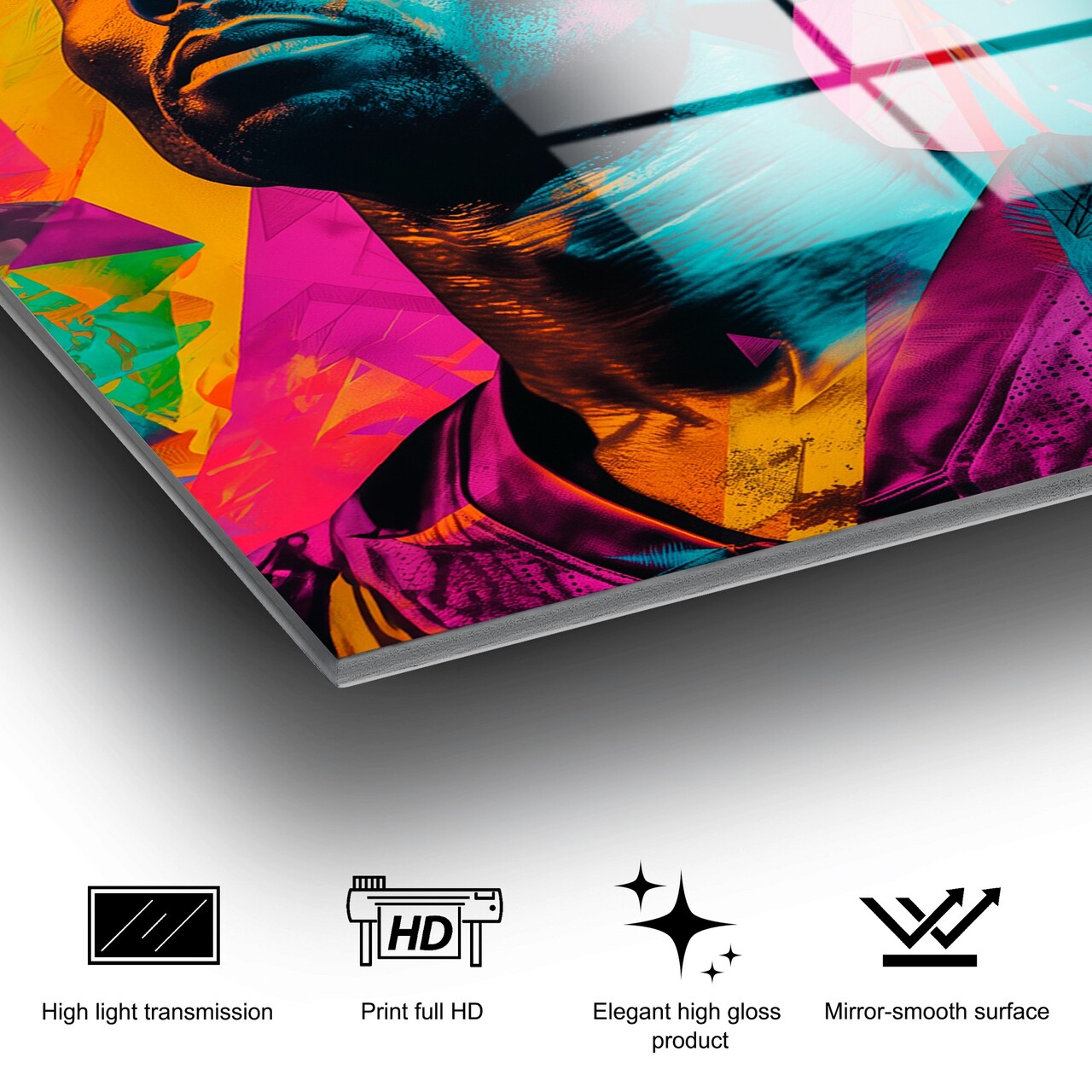 Tablou decorativ, UV-1181, 70 x 100 cm, Multicolor - view 7