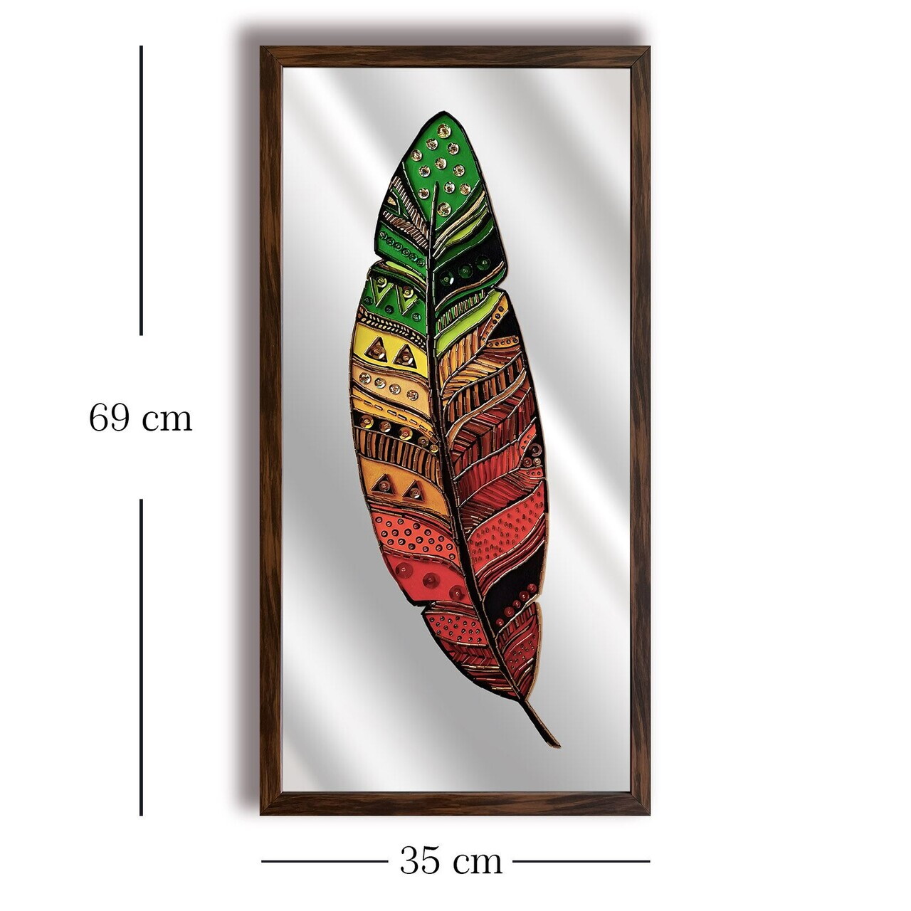 Tablou decorativ, Ahsalct-016, Cadru: 100% PVC (Grosime: 2 cm), Multicolor — imaginea 4