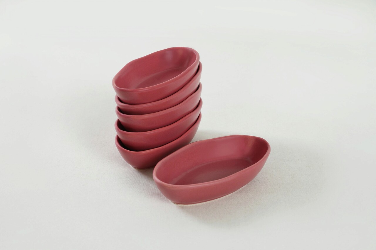 Set boluri pentru aperitive, Hermia, 275KRM1755, Roz prafuit - view 4