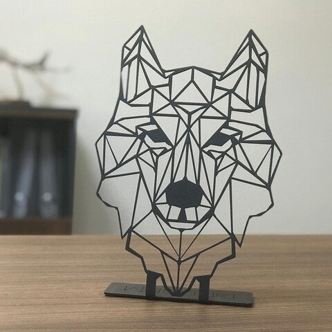 Decoratiune, kurt pod , 20x30 cm, metal, negru