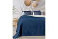 Patura Double, Twin - Blue, Cream, Elliott, 60% bumbac/33% acril/7% poliester