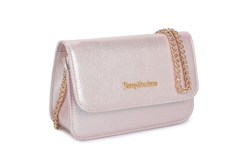 Geanta juicy couture 389, 20x5x13 cm, piele ecologica, roz