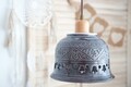 Lustra Radacini Laleaua cenusie, Deco Republic, E27, 1x60W, ceramica autentica Corund