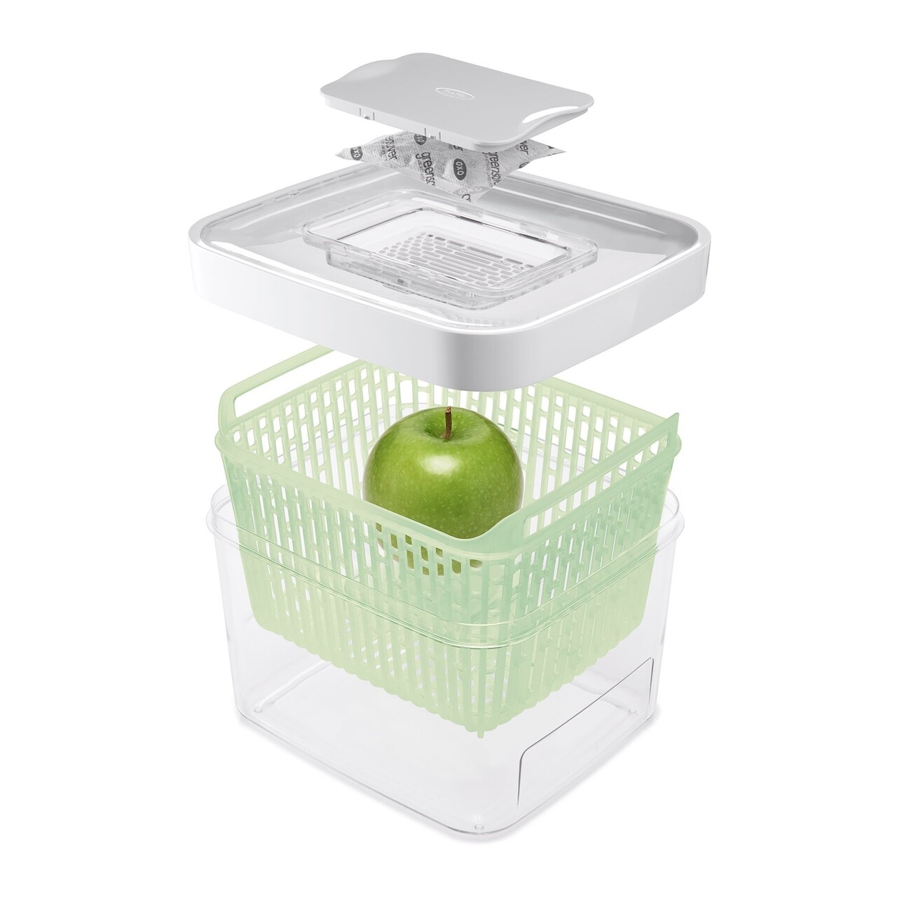 Set 4 rezerve filtru de carbune activ, "GreenSaver" - OXO - imagine 2