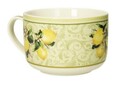 Cana mic dejun, Limoni v2, Brandani, D12.5x9 cm, 450 ml, portelan New Bone China