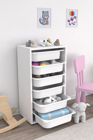 Dulap multifunctional, Estella, Bronz 6N, Alb