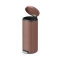 Cos de gunoi cu pedala, Brabantia, NewIcon, 30 L, 38x29.3x67.9 cm, otel, grej satinat