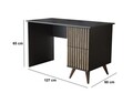 Birou, Cordelia, FRN-9014, Lemn / Negru / Pin Atlantic