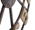 Ceas de perete Muro, Mauro Ferretti, 63.5 cm, fier, maro