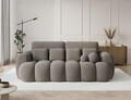 Canapea extensibila 3 locuri ELTAP, Cotonn, 256x119x105 cm, lemn/poliester, maro