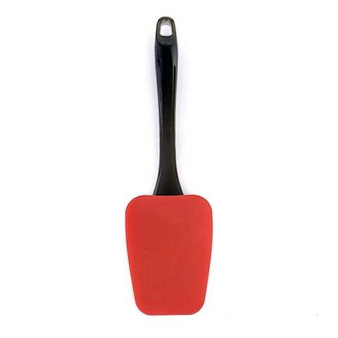 Spatula patiserie, Luigi Ferrero Atlanta, 25 cm, silicon, rosu/negru