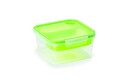 Caserola patrata cu capac, Snips, Lunchbox Green, 1.4 L, polipropilena, verde