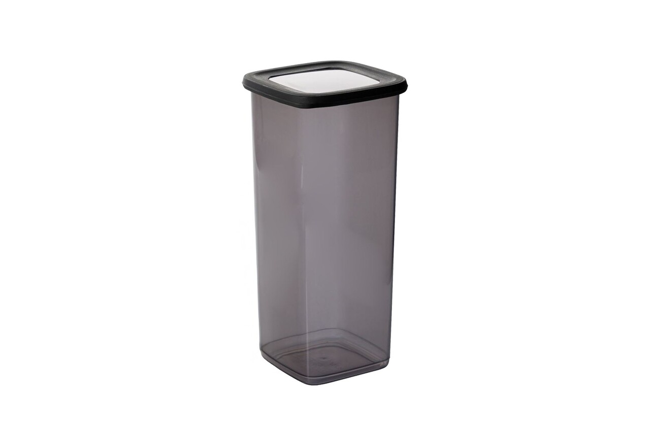 Set recipiente depozitare, Hermia, 964FRM5386, Dimensiune: 10 x 10 x 16,5 cm/ 1200 ml (6 bucăți), Antracit - imagine 8