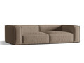 Canapea 5 locuri, Nuria-215, Micadoni Home, 290x110x72 cm, tesatura structurata chenille, cappuccino