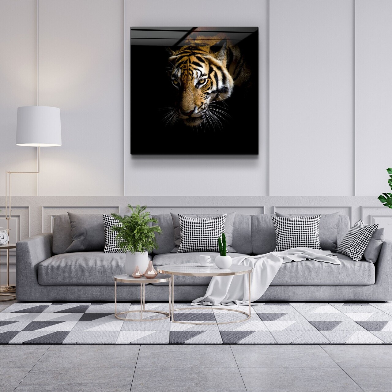 Tablou decorativ, Kgls_1105, Dimensiune: 80 x 80, Multicolor — imaginea 5