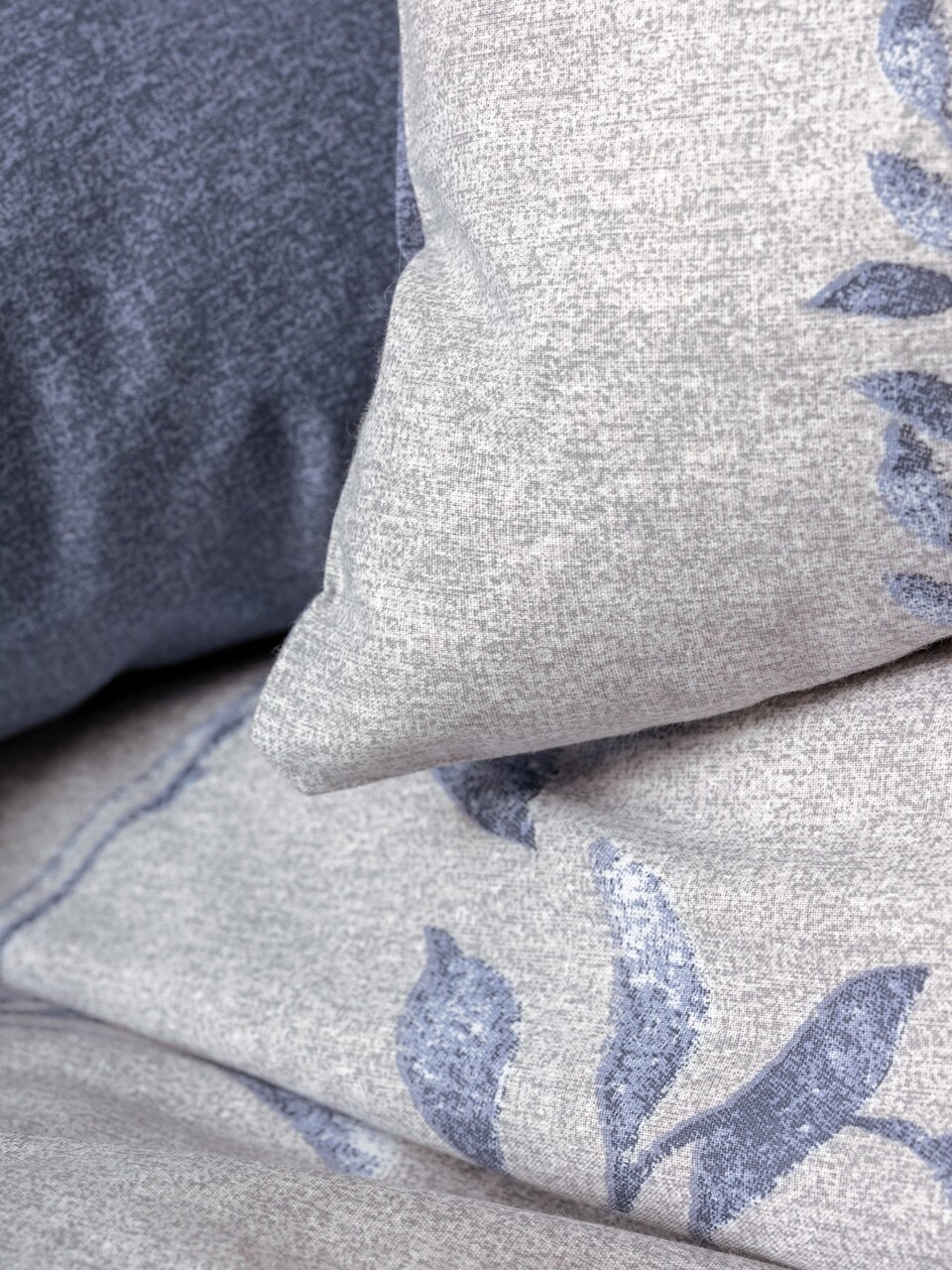 Lenjerie de pat pentru o persoana, Nitsa - Dark Blue, Cotton Box, Bumbac Ranforce - 1 | YEO