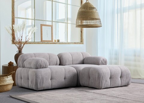 Coltar, Atelier del Sofa, 560ARE1260, Cadru: Lemn de fag/PAL, Gri deschis