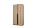 Dulap pentru haine, Minerva, Kale Plus Oak, 90x210x52 cm, PAL, Stejar