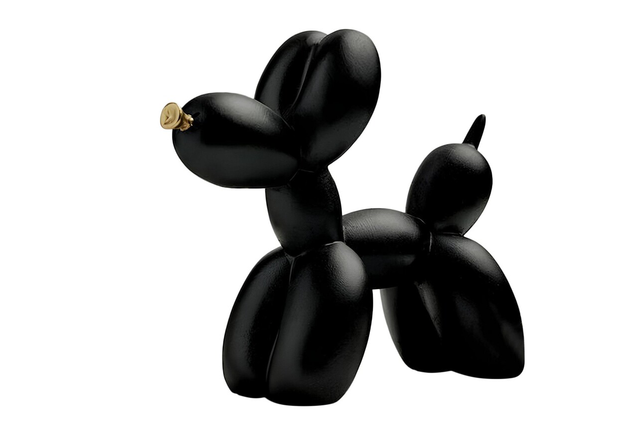 Decoratiune, CY0408, 17x8x22 cm, Poliester, Negru