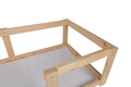 Patut pentru copii Baby Nest, Dekzy, Plus 107, 196x96x55 cm, Stejar