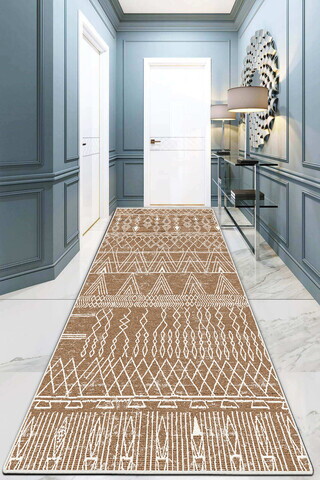 Covor, Straor Dinario Beige Djt, 100x300 cm, Bej / nurcă