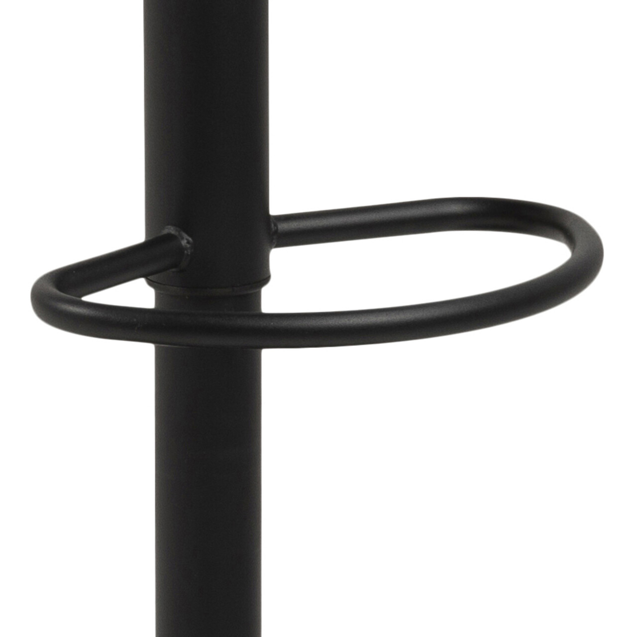 Scaun de bar Grace, Actona, 54.5x48.5x101 cm, rotativ, poliester/otel, antracit - view 2