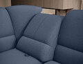 Coltar extensibil stanga 3 locuri ELTAP, LT-40GO, Siber, 270x186x93 cm, lemn/poliester, albastru inchis