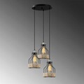 Lustra, Opviq, 892OPV1691, Metal, Negru