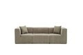 Canapea 3 locuri, Atelier del Sofa, 613LFS1114, Gri