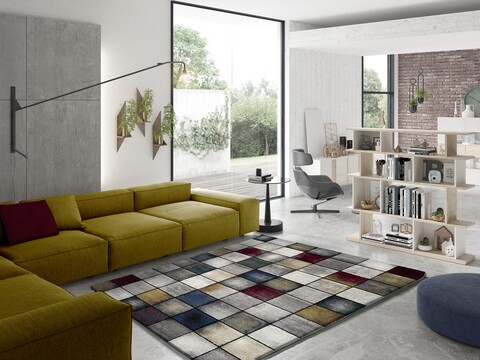 Covor, Optik Multi 2, 120 x 170 cm, 100% polipropilena, multicolor