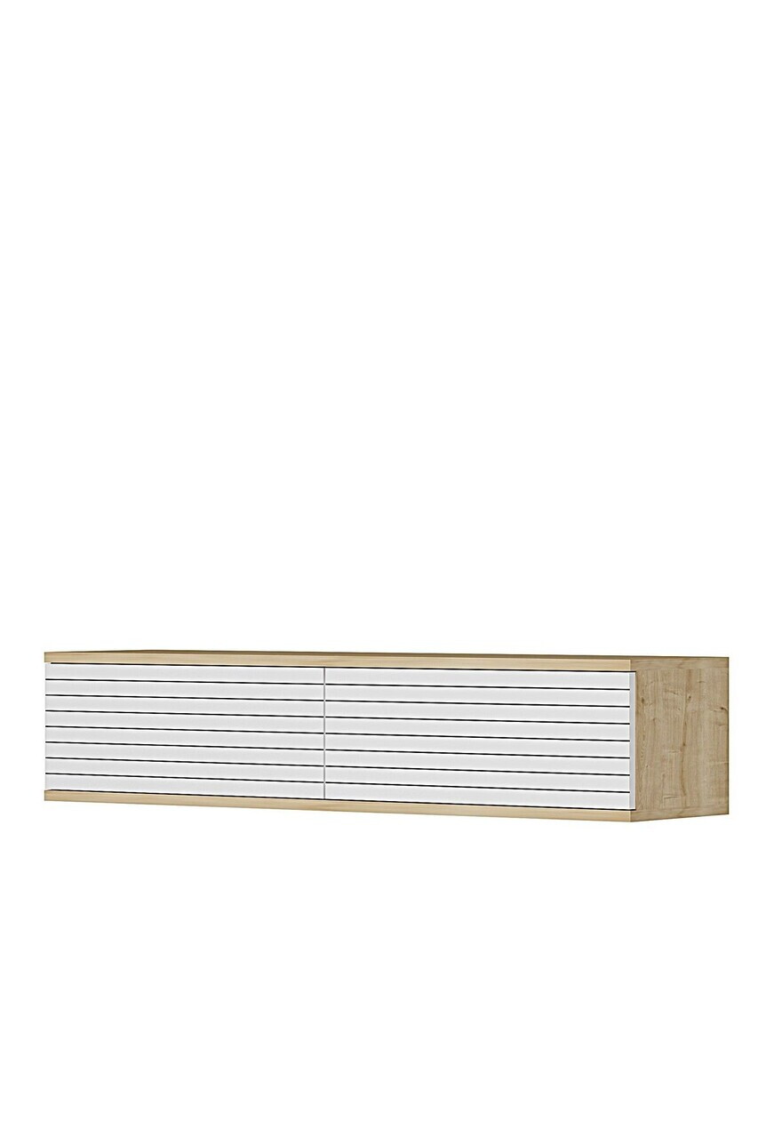 Dulap, Hanah Home, Zeynep 120, 120x25.5x29.6 cm, Stejar Safir / Alb — imaginea 5