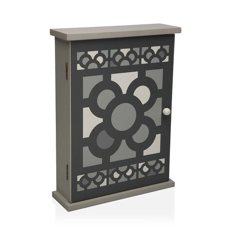 Dulapior pentru chei Urbana, Versa, 20 x 6.5 x 26 cm, MDF, gri