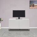 Comoda TV, Adore, Tvc-722-Dd-1, Diamant Alb