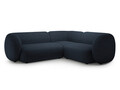 Coltar dreapta 4 locuri, Kate, Micadoni, 252x220x76 cm, tesatura boucle, albastru inchis