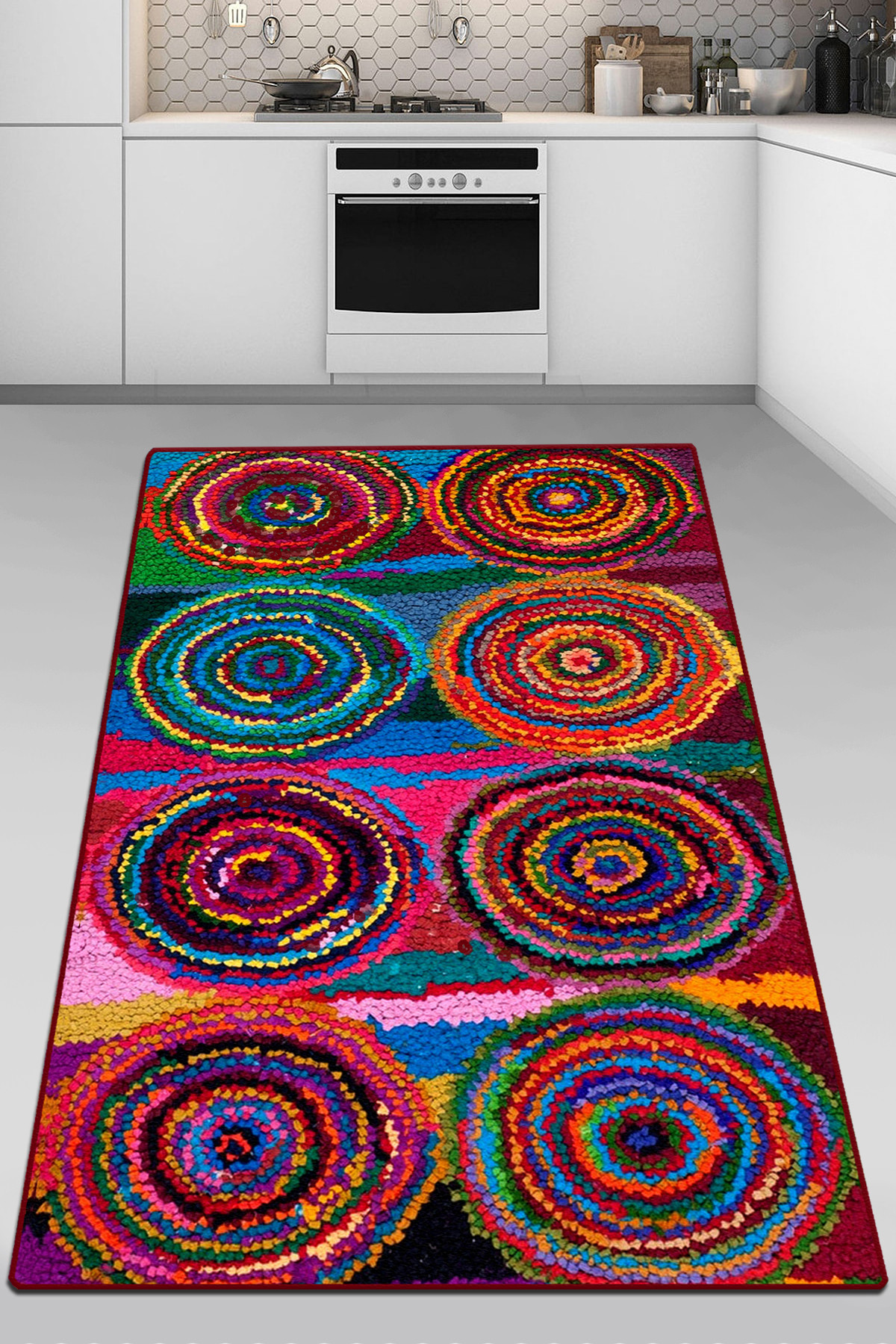 Covor, Boule Coloree 100 x 200, 100x200 cm, Multicolor