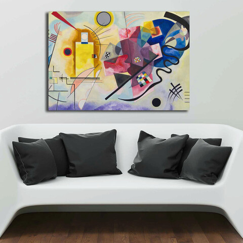 Tablou decorativ, 70100kandinsky028, canvas , lemn, multicolor