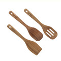 Set 3 ustensile de bucatarie Mooka, Homla, 22 cm, lemn, natur